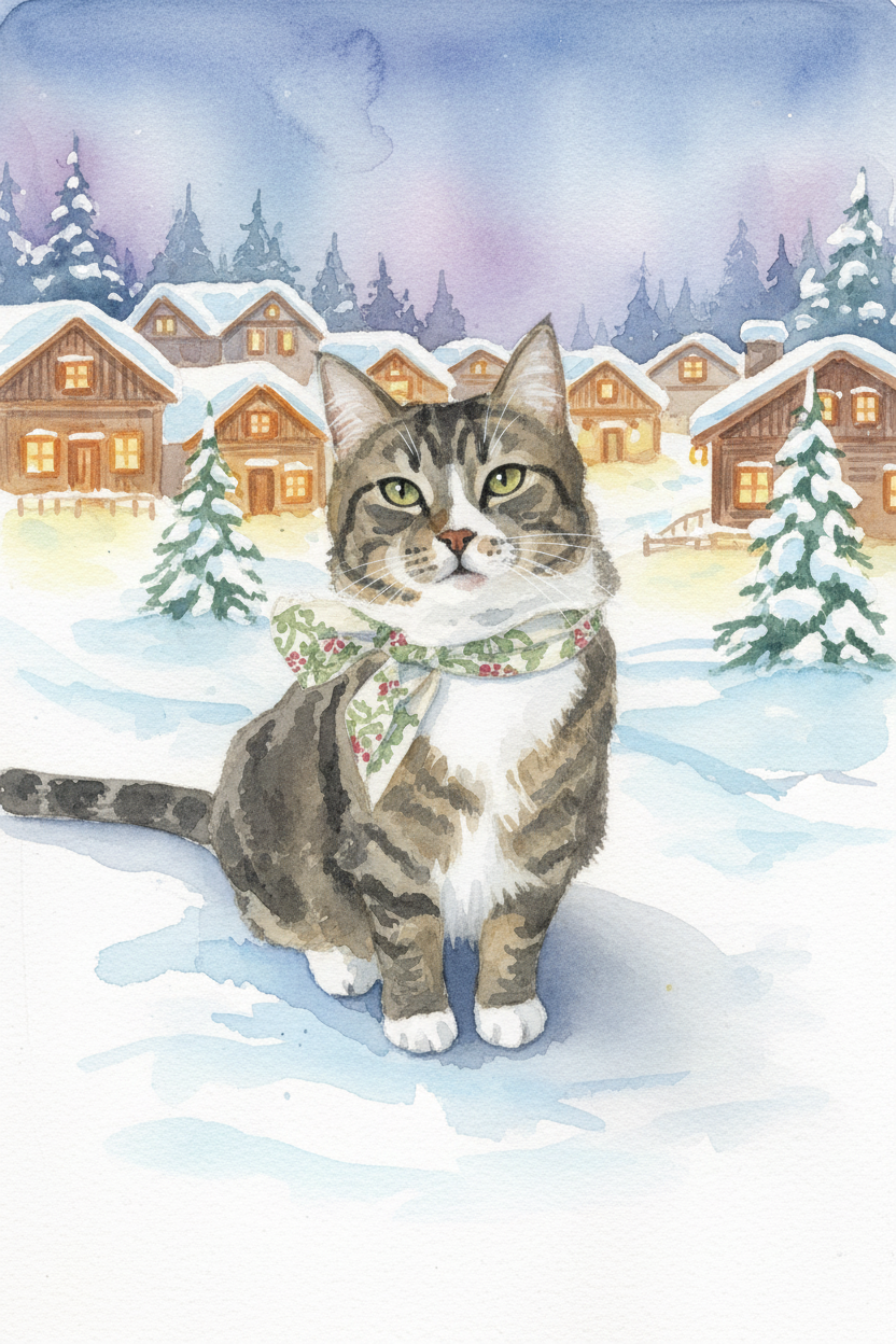 Finished gallery-quality custom pet portrait